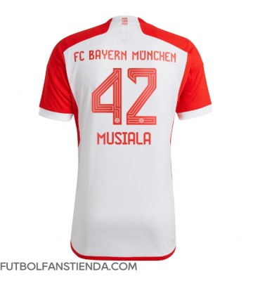 Bayern Munich Jamal Musiala #42 Primera Equipación 2023-24 Manga Corta